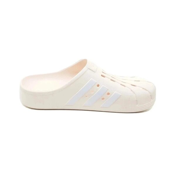 Adidas Adilette Clog Men 11 / Women 12 Pink White EVA Slip-On Comfort Slides